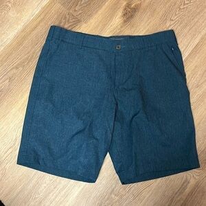 Swiss tech Flat front Performance Shorts Heather Blue 38